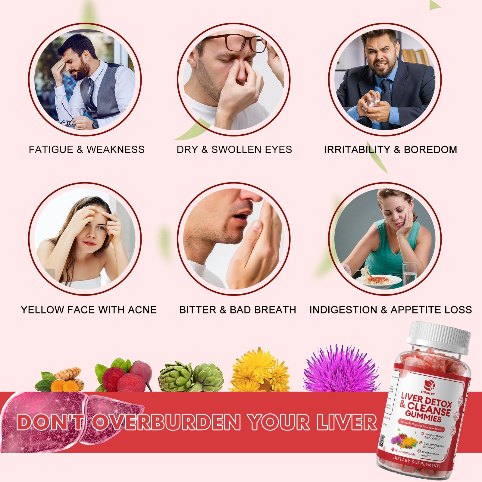 Lukaree 23-in-1 herbal matrix comprehensive detox formula ingredients list