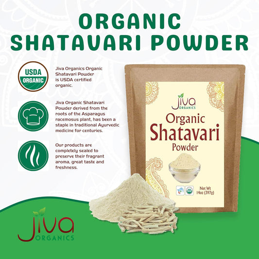 Jiva Organics Shatavari Powder bulk kraft bag packaging