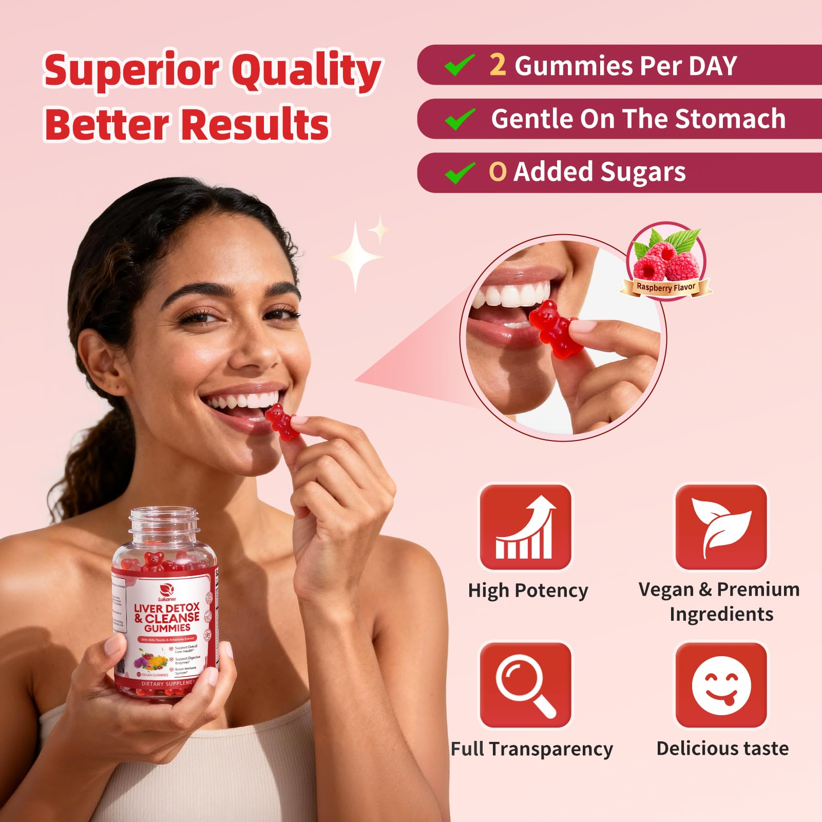 Lukaree 60 count twin pack dietary supplement bottles grouped