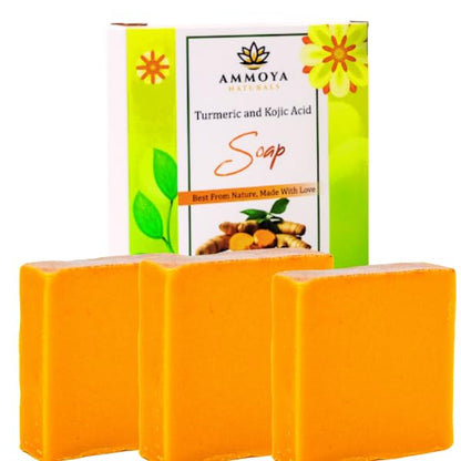 Ammoya Naturals soap packaging and texture details
