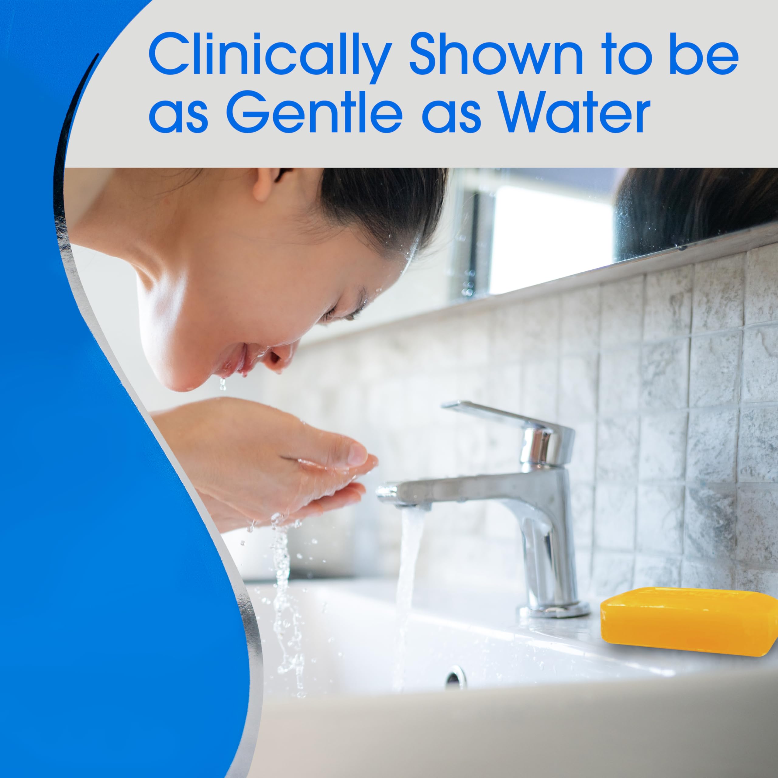 Dermatologist developed hypoallergenic skin cleanser bar for sensitive skin types.