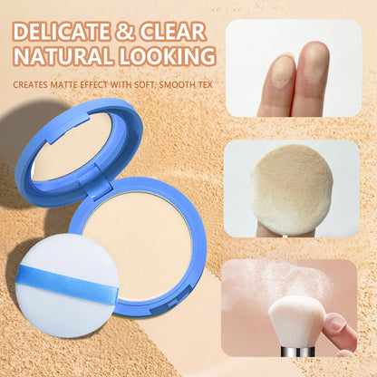 Naissiya cruelty free lightweight face cosmetics with sponge applicator