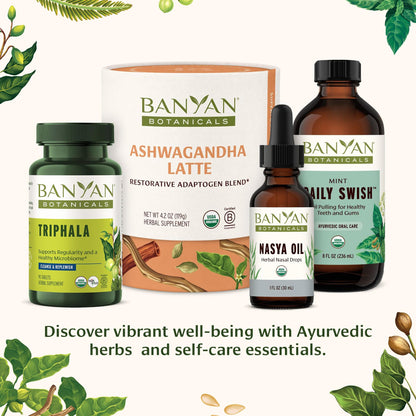 Shatavari powder jar showing Fair for Life certification