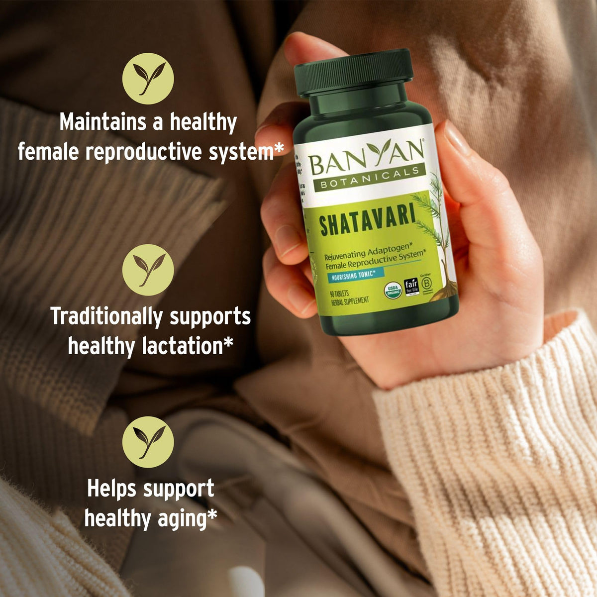 Authentic Banyan Botanicals Ayurvedic Shatavari bottle