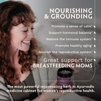 Certified B Corp Tribe Organics Shatavari 500 milligrams capsules for postpartum health