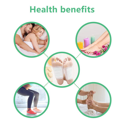 Step by step application guide diagram for Maguja stress relief adhesive foot sheets