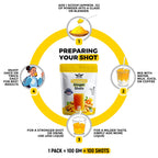 Side label of Dauson Turmeric Ginger supplement showing ingredients like piperine zinc and vitamin D3.
