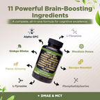 Authentic USA imported Gade Nutrition 10 in 1 cognitive formula label details
