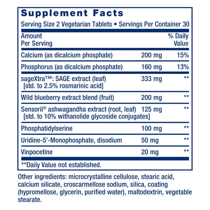 USA imported Life Extension brain supplement for focus and attention enhancement