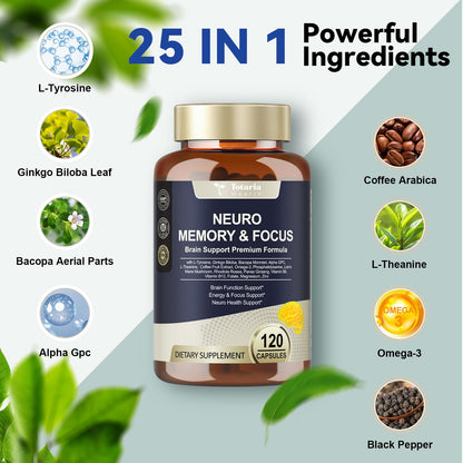 Totaria non-GMO vegan gluten-free cognitive care daily capsules.