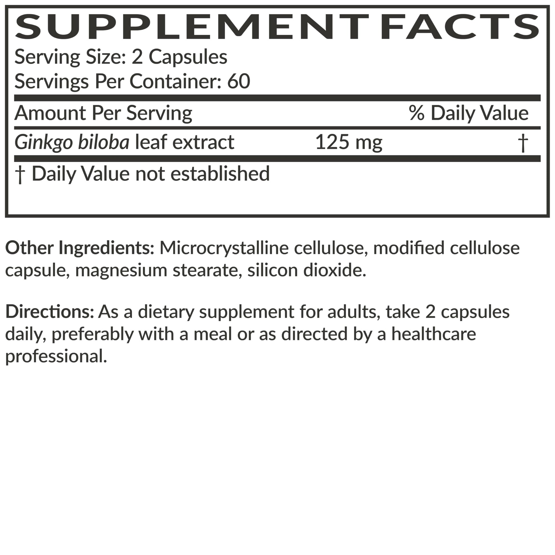 Full layout of the USA-imported 120 count bottle displaying the allergen-free and soy-free product highlights.