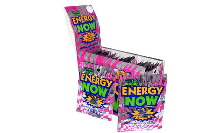 Energy Now Ginkgo Biloba memory and concentration supplement box open view with travel ready packets visible.