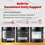 Side view of VEGATOT Ginkgo Biloba and ginger extract formula for vestibular system care