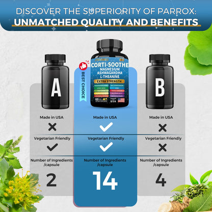 Imported JTEVEweu stress relief supplement with ashwagandha and L theanine