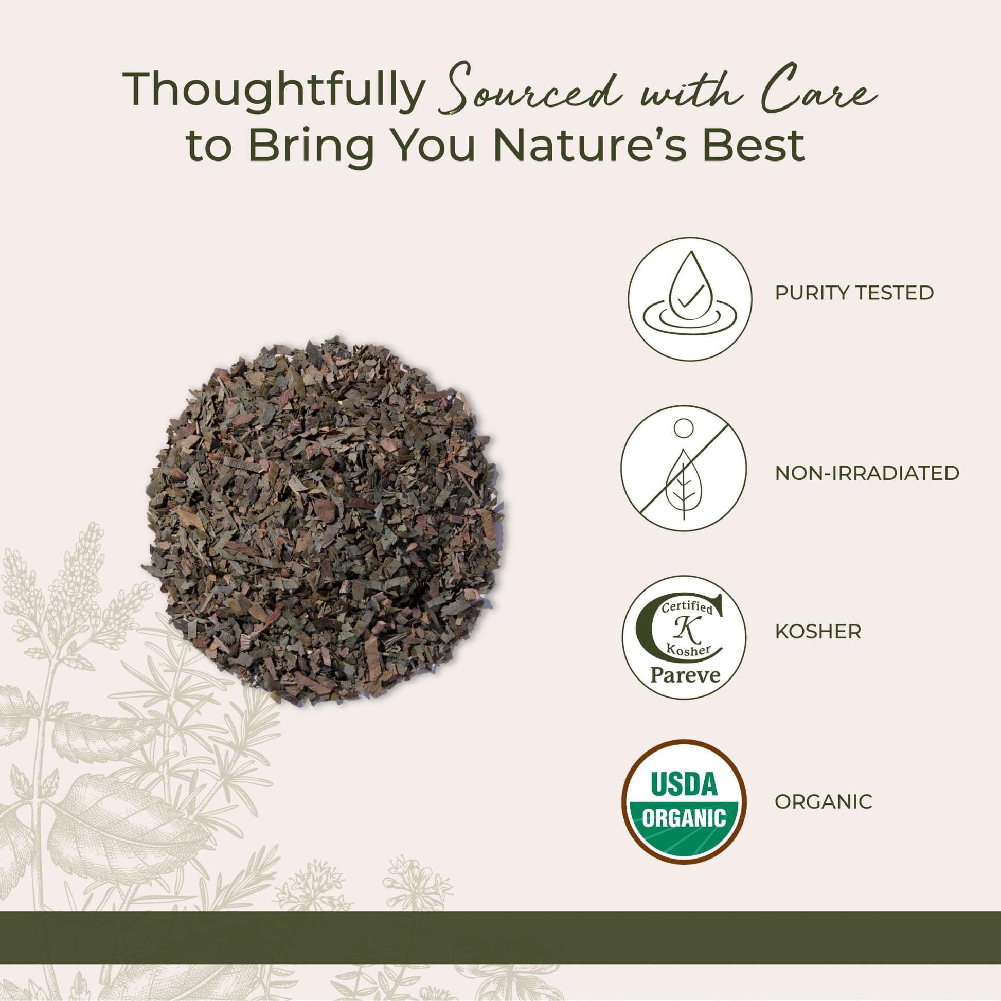 Starwest Botanicals dried ginkgo leaf certified organic and kosher product packaging