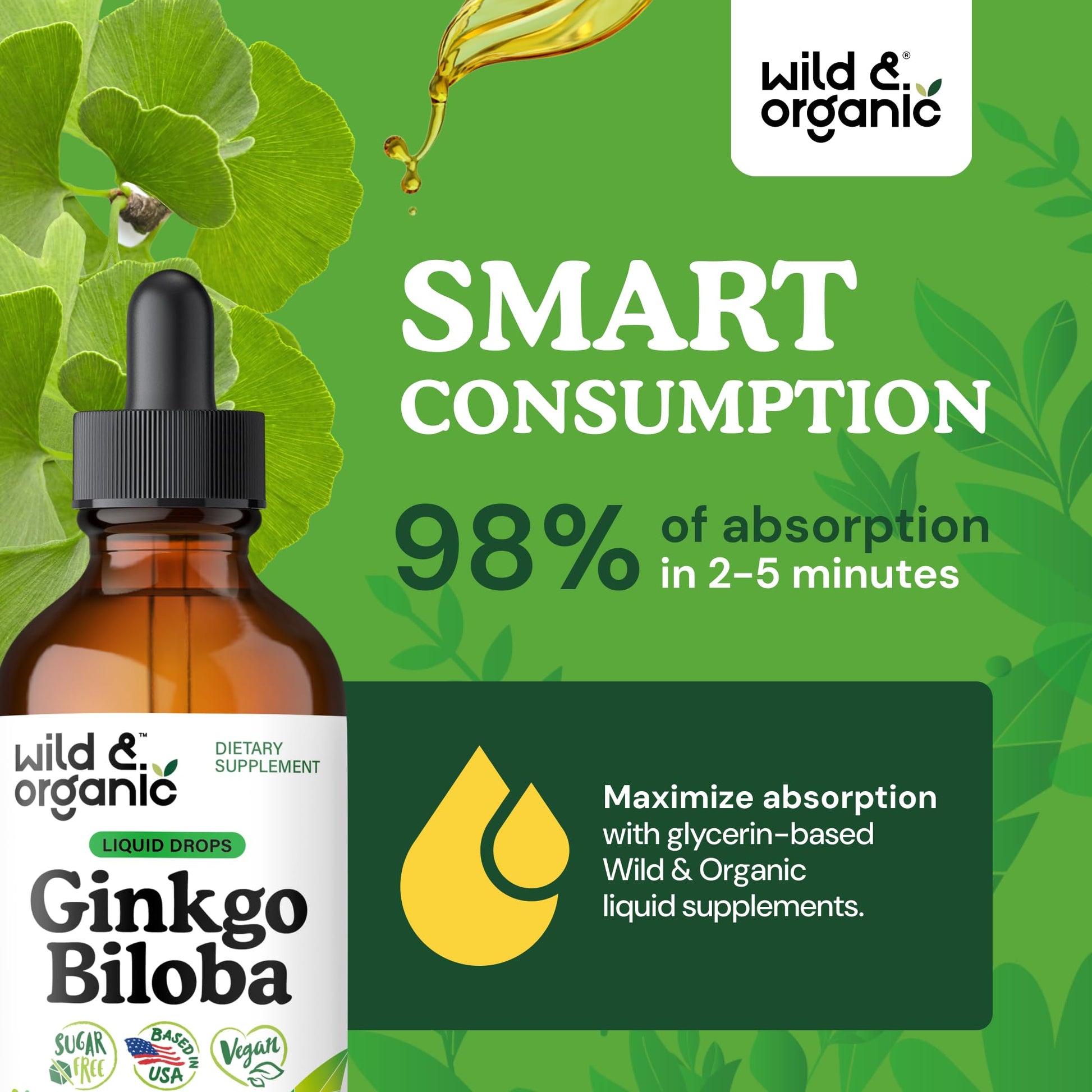 Vegan sugar free alcohol free herbal tincture ingredient information