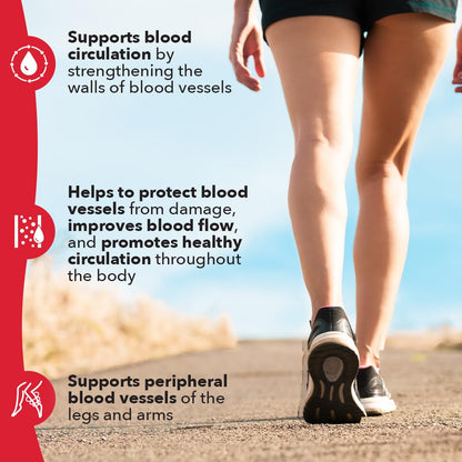 Premium USA imported blood circulation supplement for relieving cold feet and heavy legs