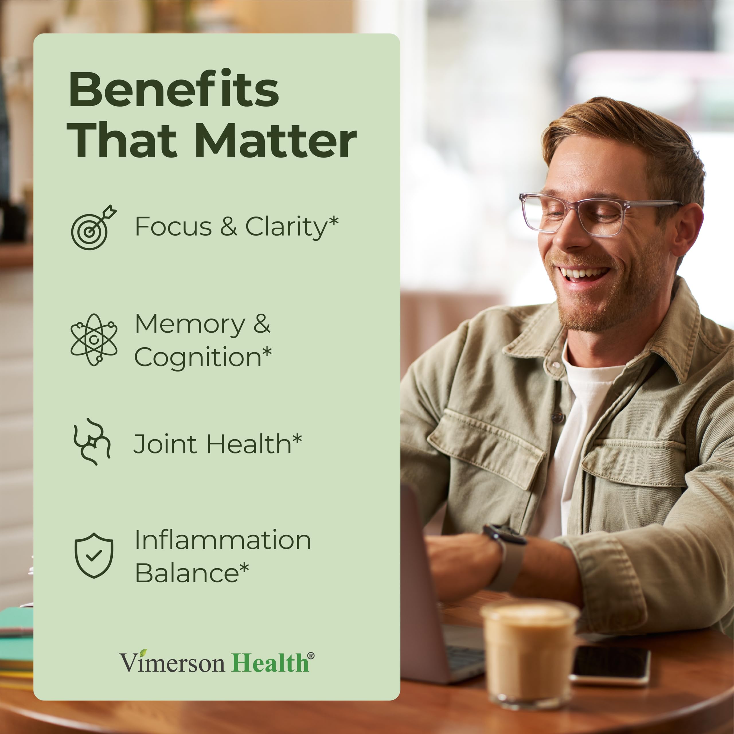Vimerson Health Ginkgo Turmeric vegan capsules nutritional facts label showing ingredients