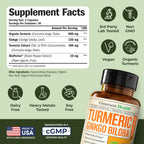 Vimerson Health plant based curcumin and ginkgo biloba supplement for joint support