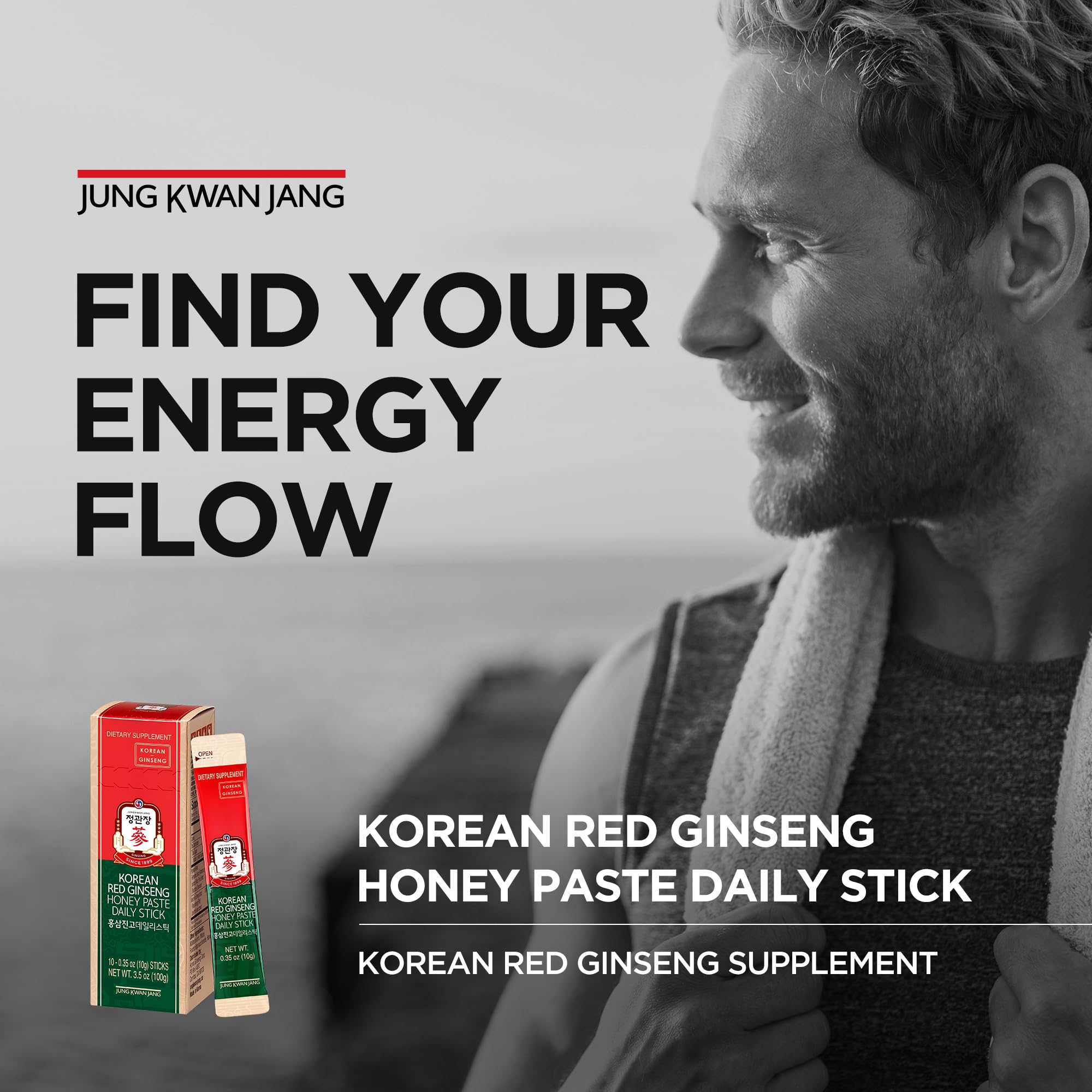 Jung Kwan Jang Red Ginseng Honey Paste individual stick packaging