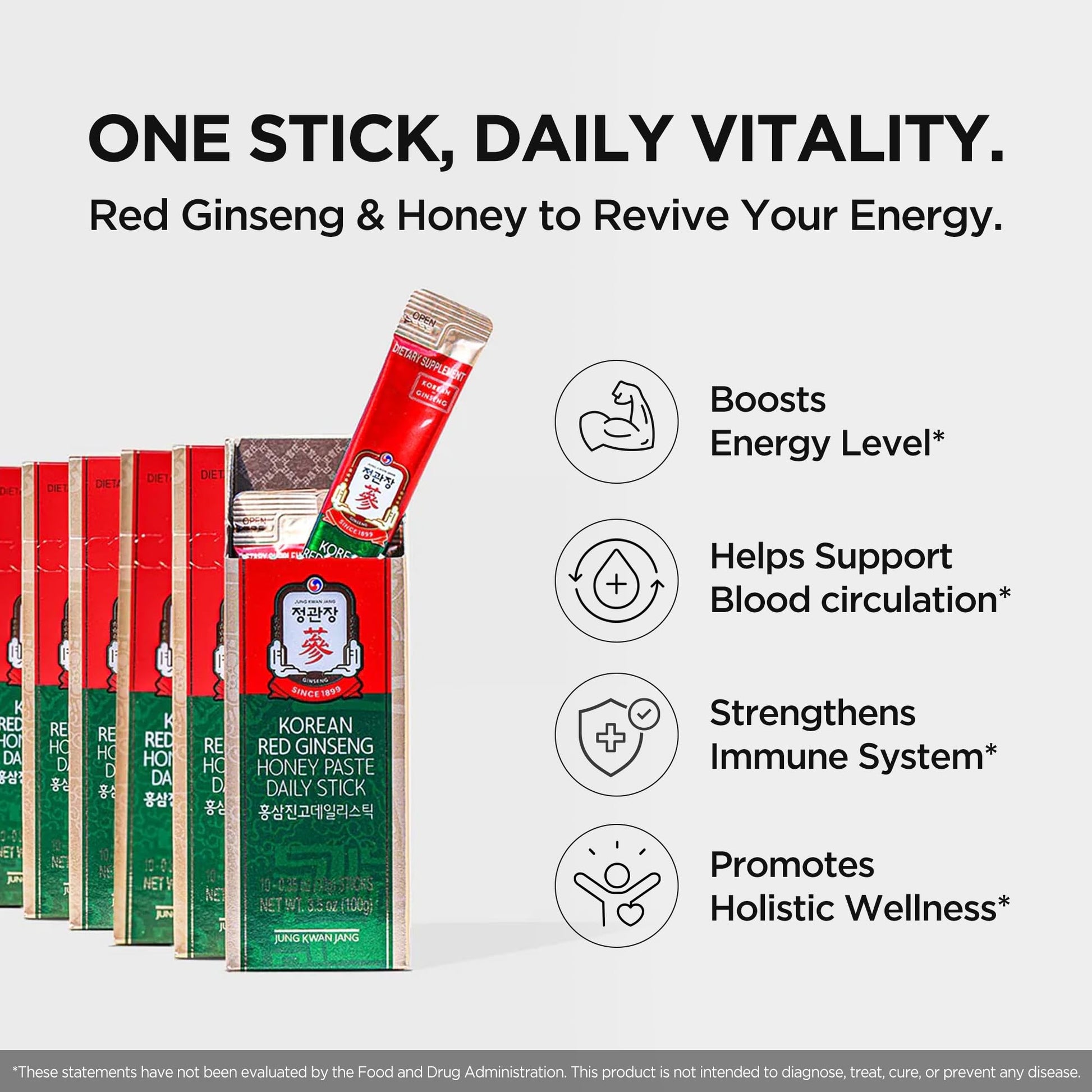 Ingredients label of Jung Kwan Jang Korean Red Ginseng Honey Paste