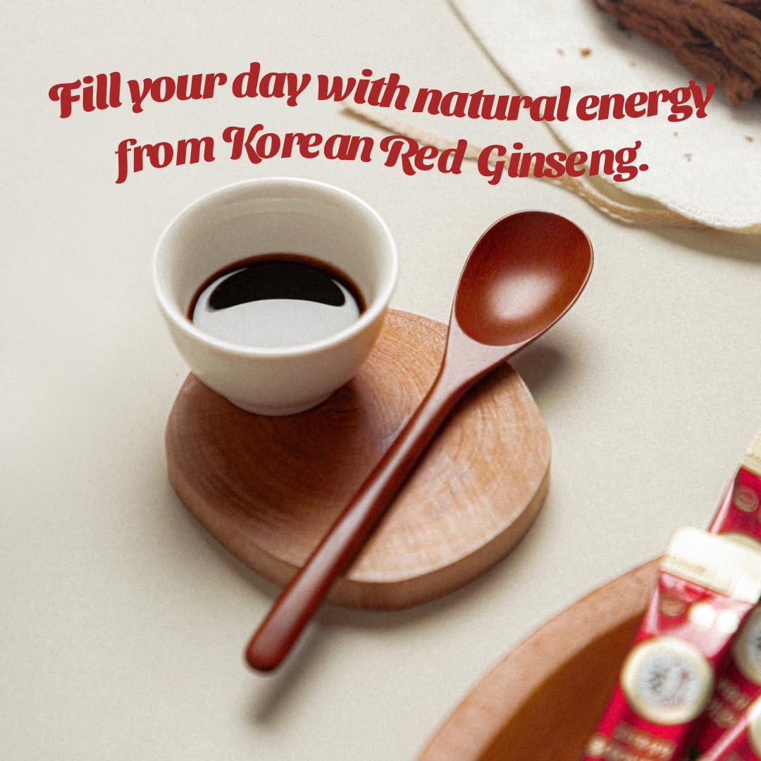 Liquid pouch of Korean Red Ginseng supplement for portability
