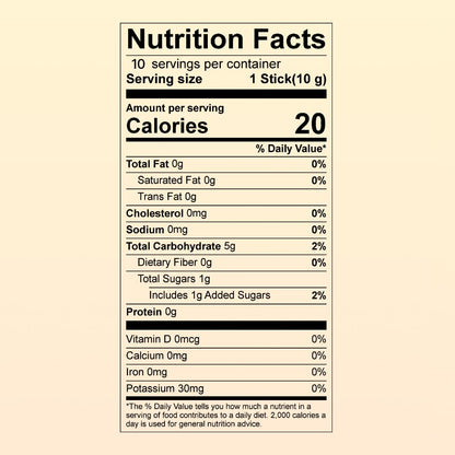Back of packaging showing PNBG Red Ginseng extract details