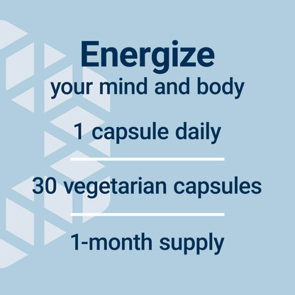 Close up of Life Extension Ginseng Energy Boost fermented ginseng extract bottle