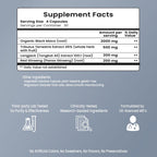 Side view of VB Health Drive Boost supplement bottle USA import