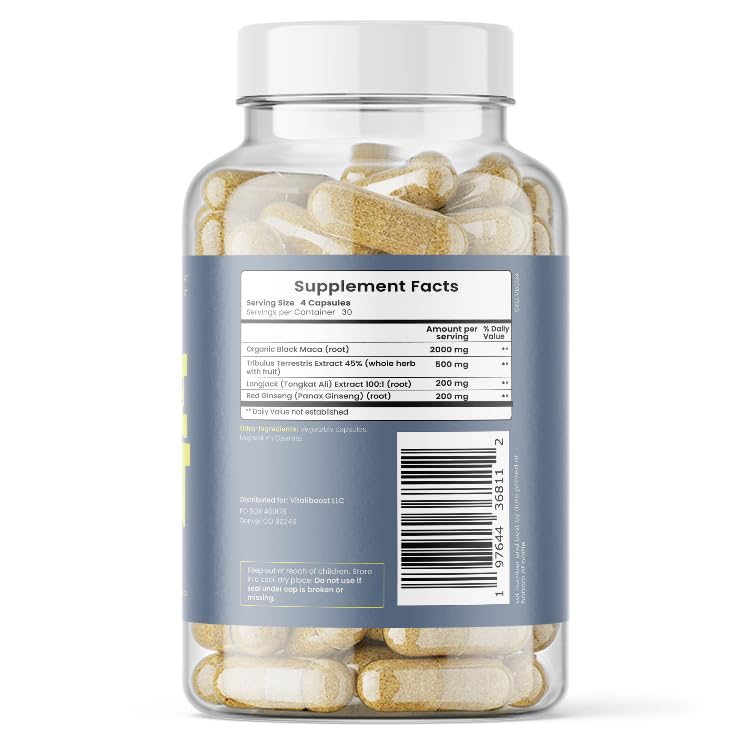 Authentic VB Health Drive Boost 120 capsules packaging details
