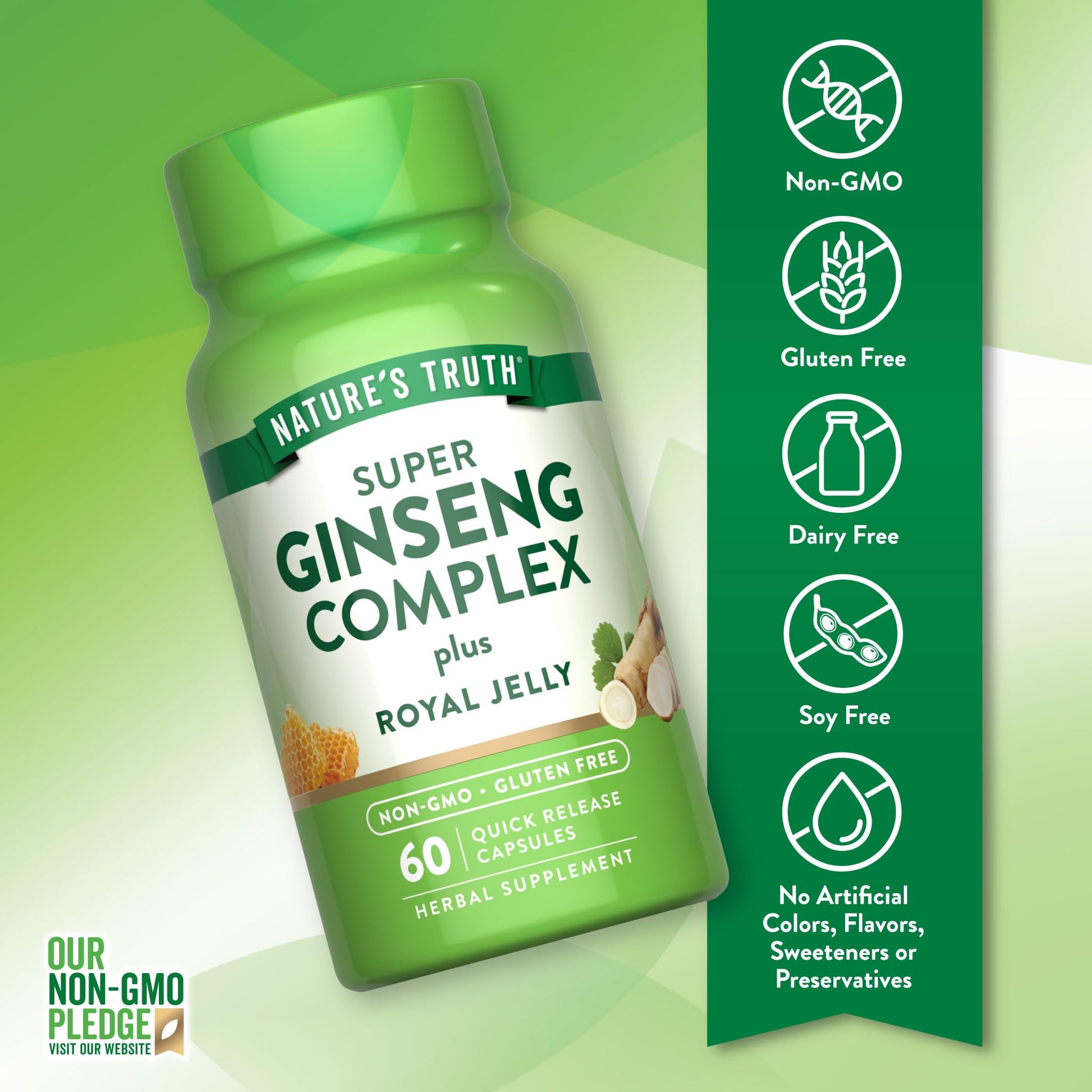 Natures Truth herbal supplement bottle quick release capsules