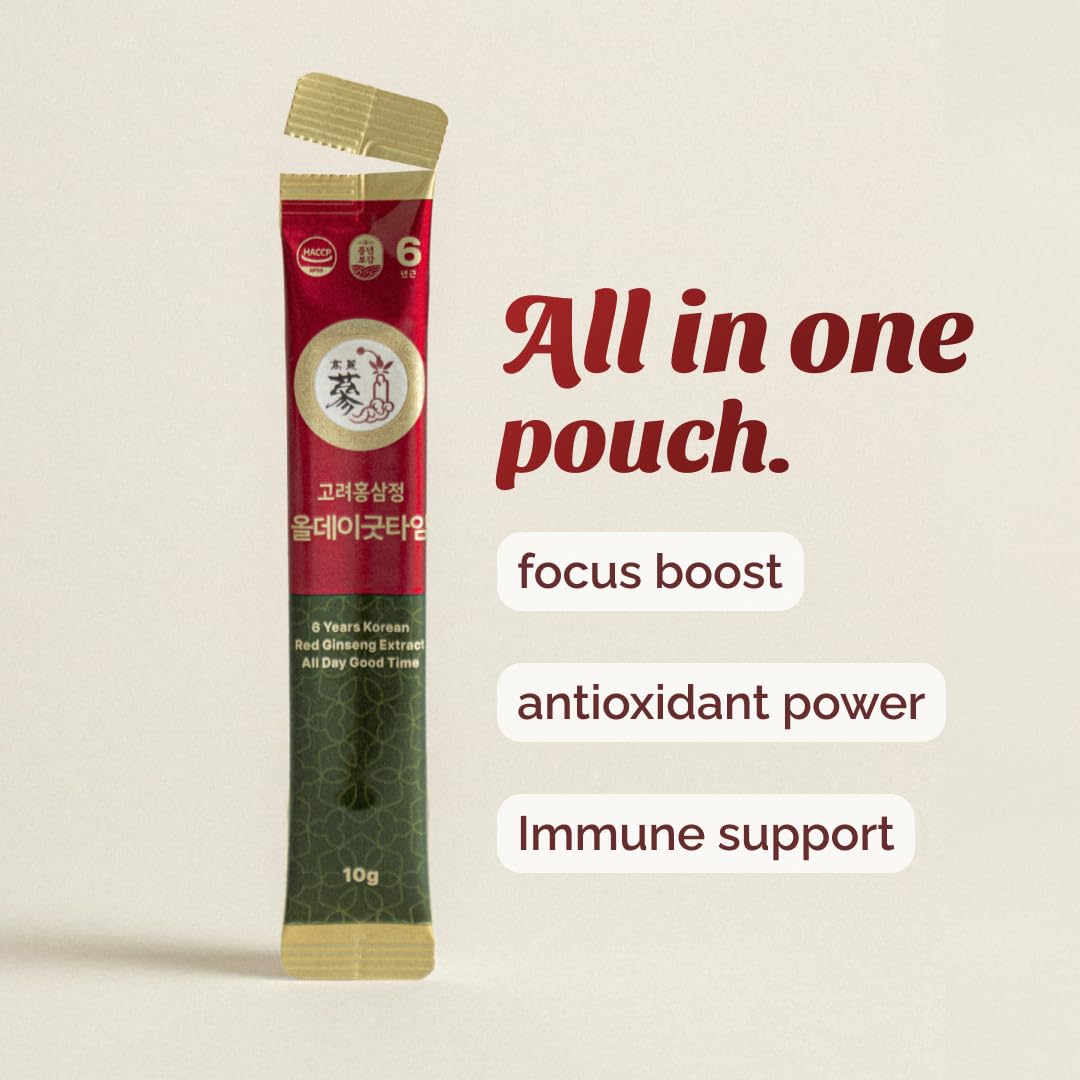 Pnbg Korean Red Ginseng extract stick packaging details