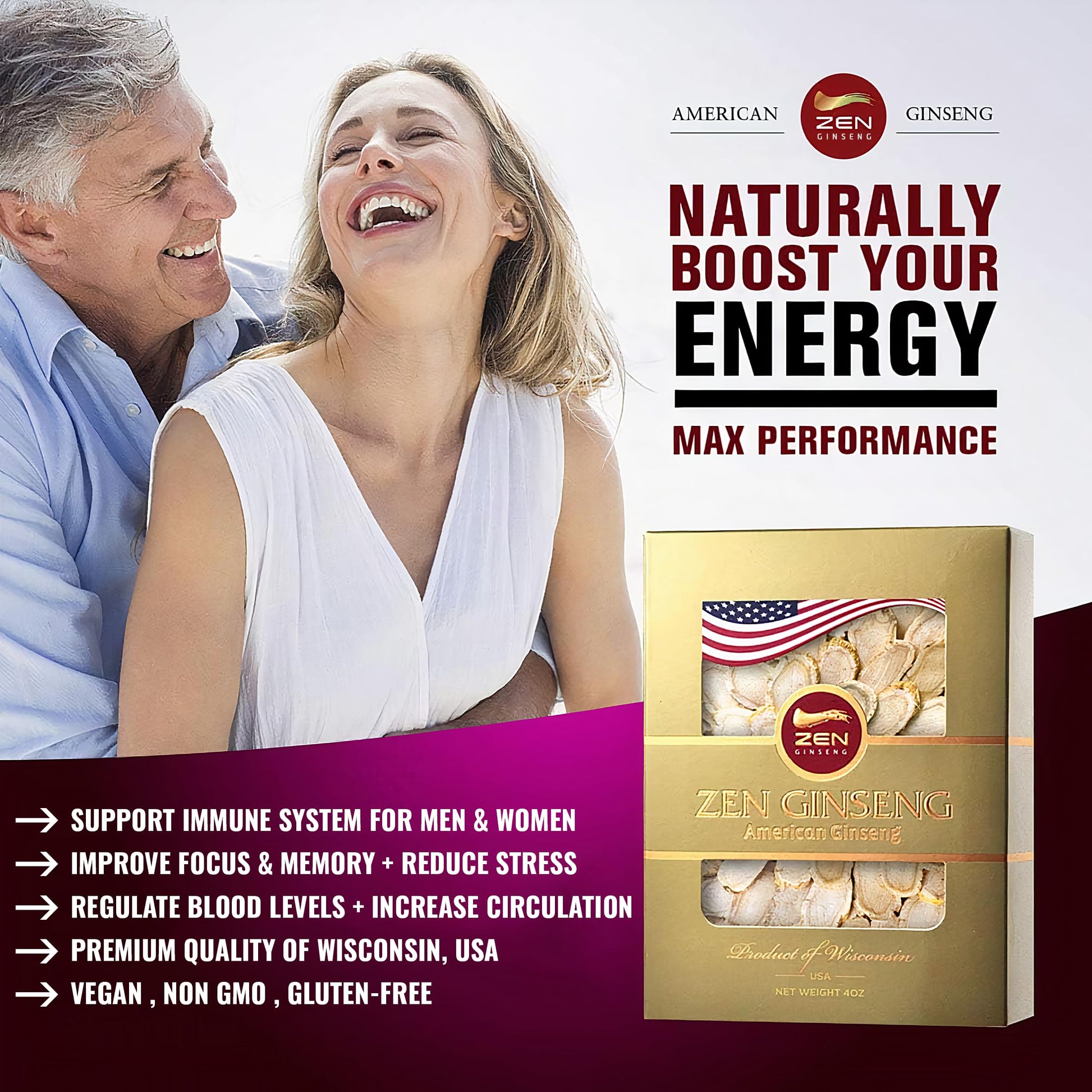 Zen Ginseng slices ingredient quality and root texture