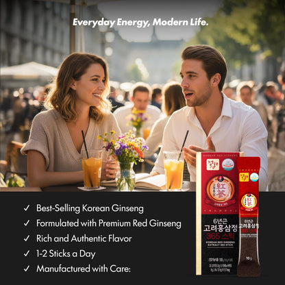 Jungwonsam Korean red ginseng extract premium packaging design
