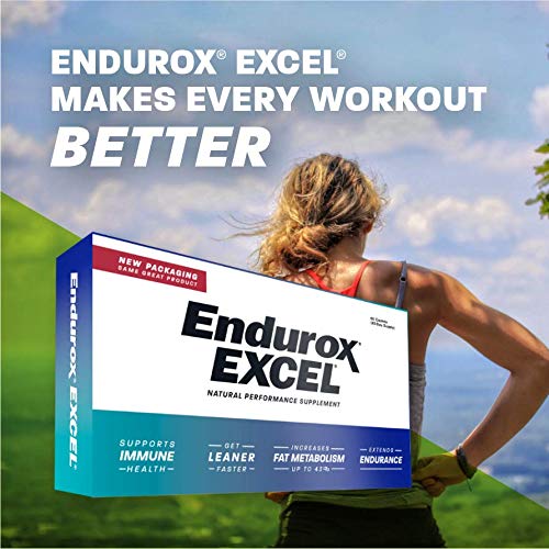 Pacific Health Endurox Excel premium workout supplement packaging highlighted on a flat surface