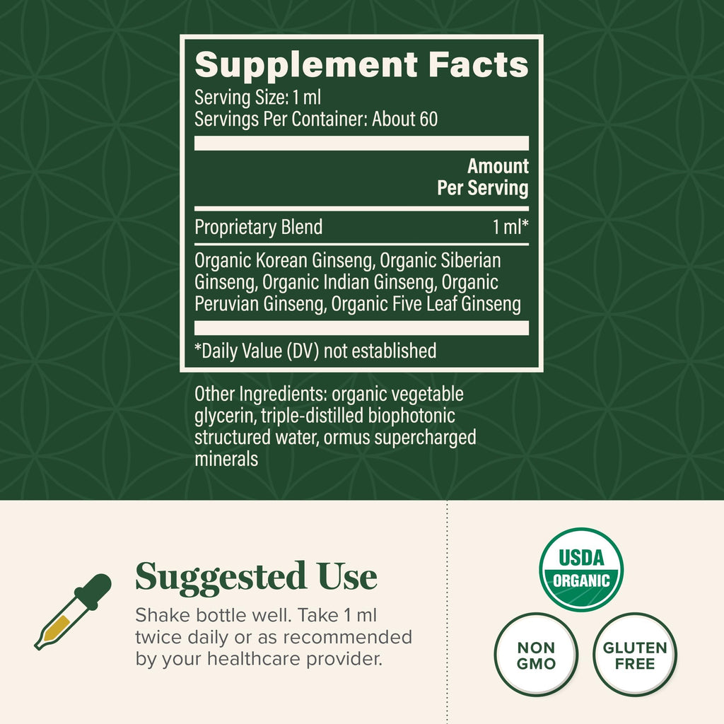 Liquid herbal supplement dropper bottle showing texture