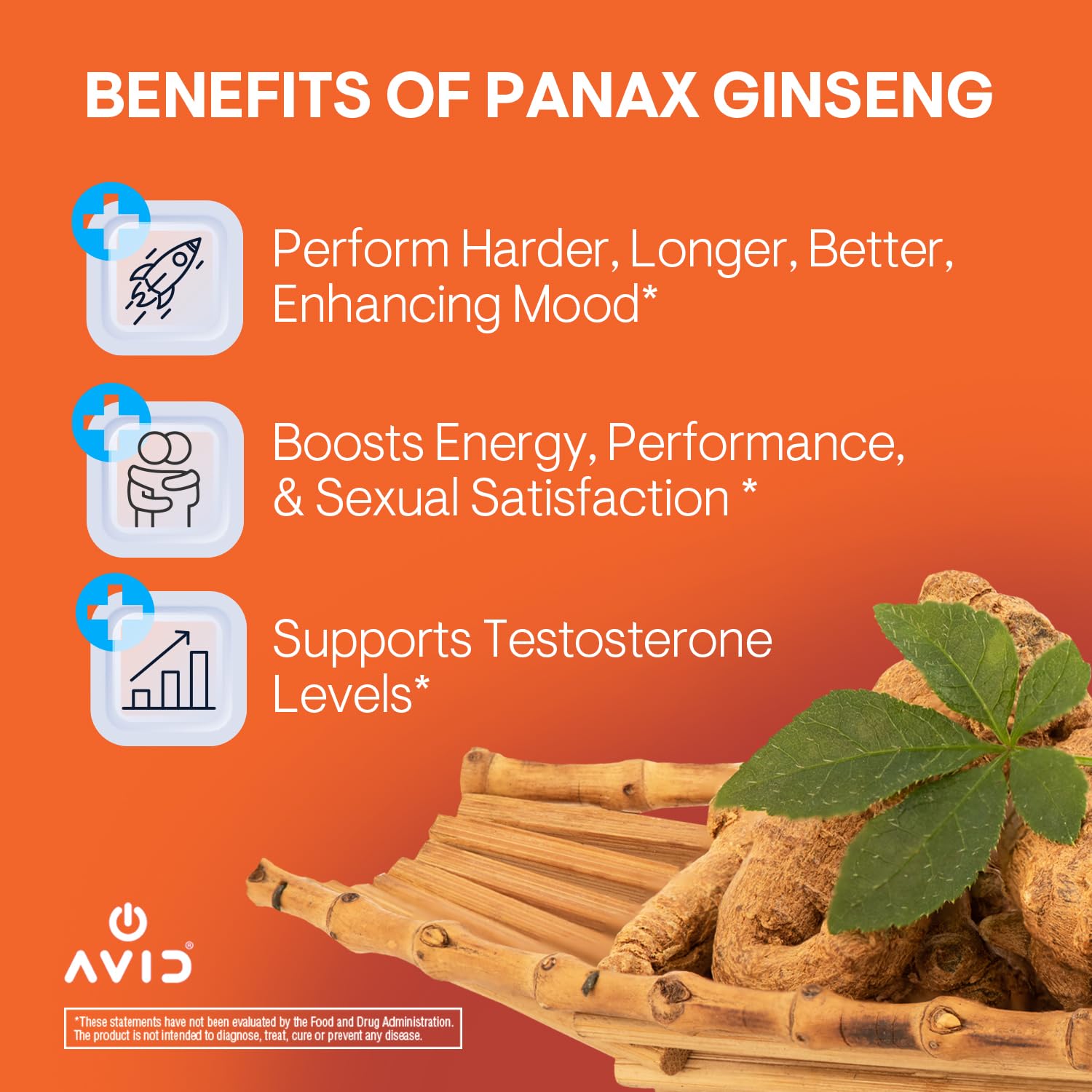 Close up of Playboy Ginseng Gummies supplement facts label