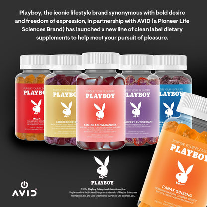 Playboy Ginseng Gummies dietary information and ingredients