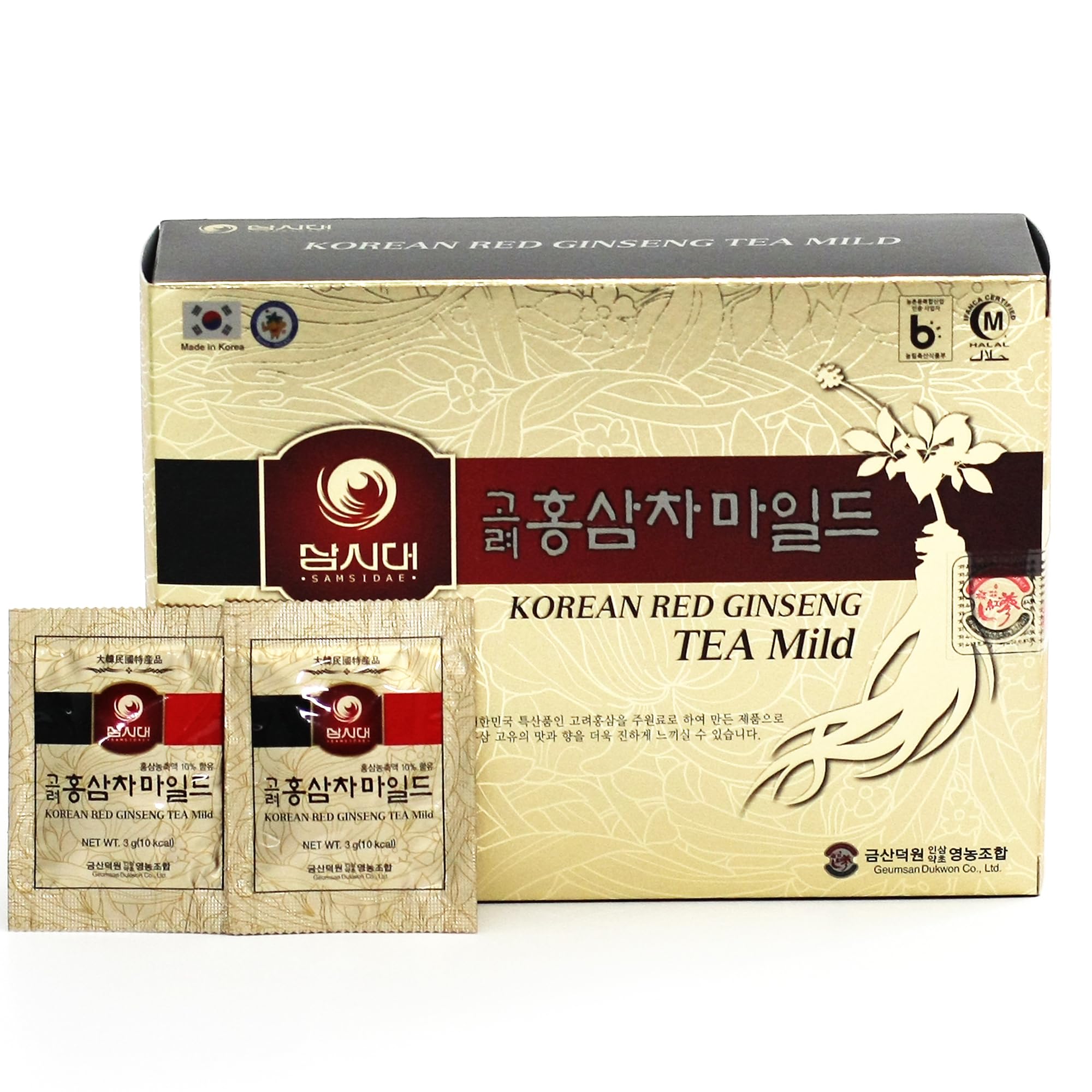 Samsidae Korean Red Ginseng tea sachet packaging