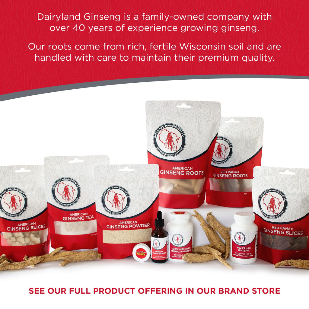 Dairyland American Ginseng 4 Ounce pack for immune support