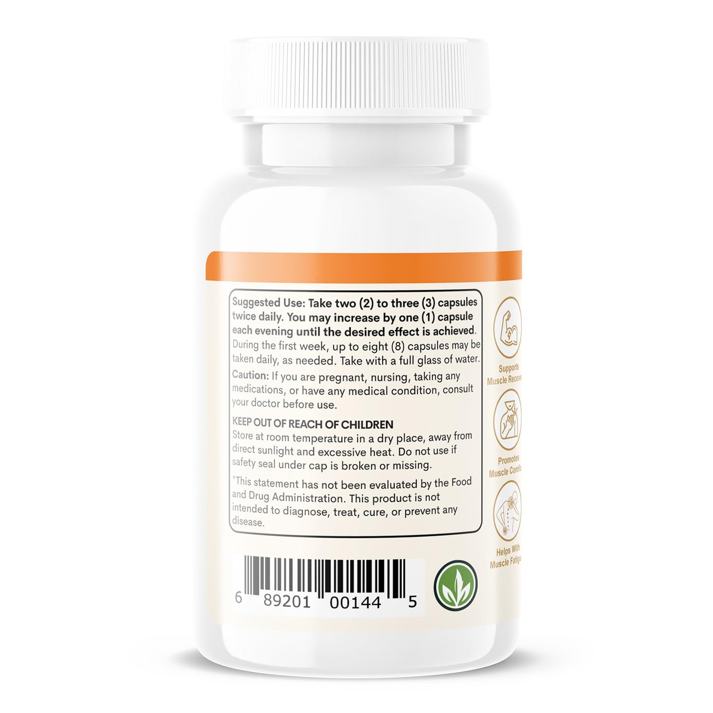 Close up of Dr. Herbal Well Muscle Ease branding