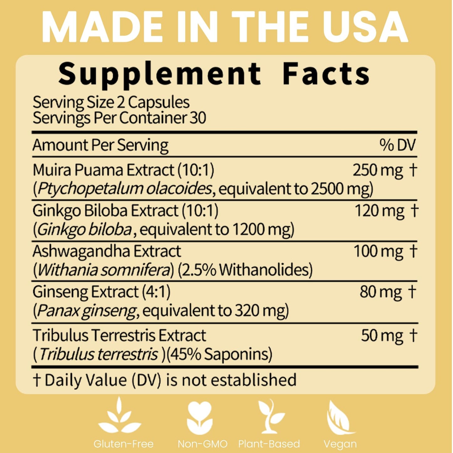 Authentic USA imported Potency Wood supplement