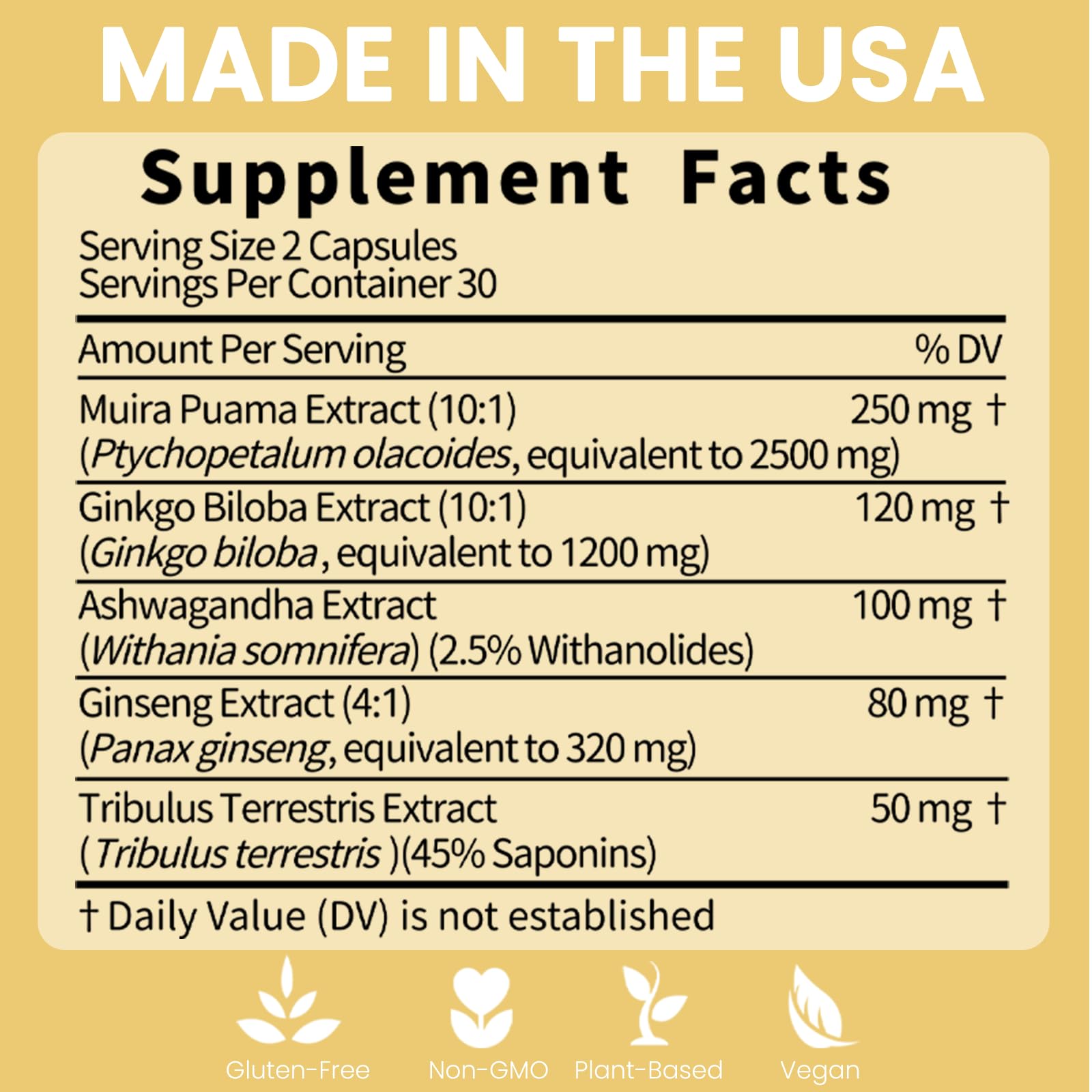 Authentic USA imported Potency Wood supplement