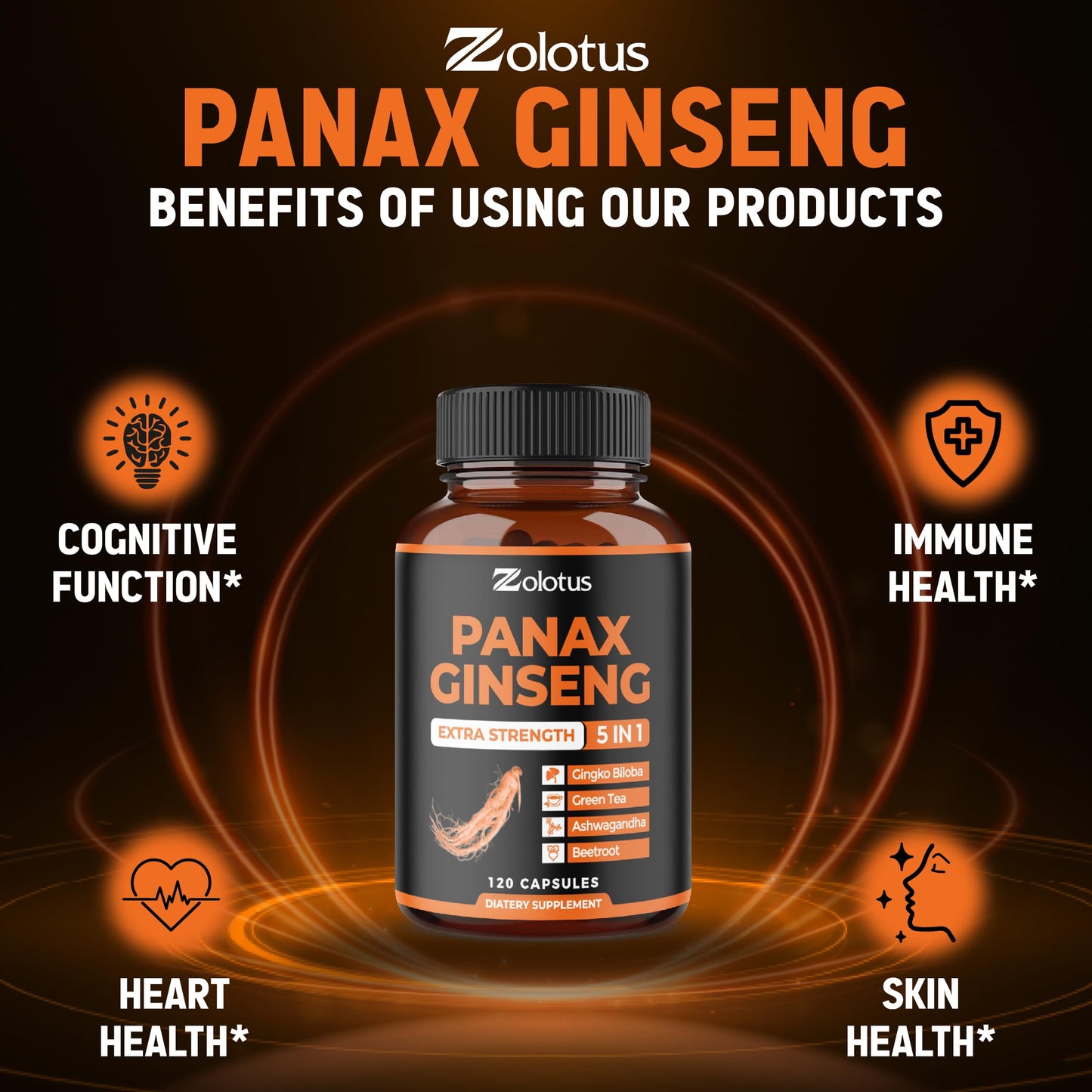 Zolotus herbal supplement packaging details