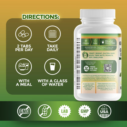 Authentic USA imported GreeNatr supplement bottle