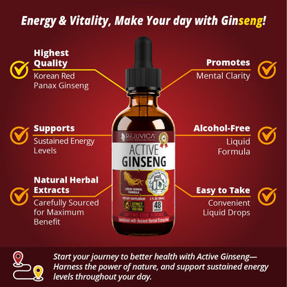 Premium imported Korean Red Panax Ginseng drops for daily vitality