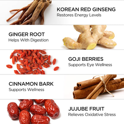 Premium Korean red ginseng drink box for natural energy support