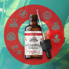 Florida Herbs Goldenseal Liquid Extract twin pack showing product labels and dropper tops.