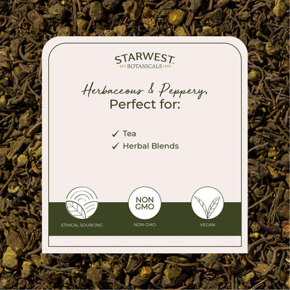 Certified USDA Organic and Kosher labels on Starwest Botanicals Goldenseal Root pouch