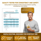 NURAFUSE daily wellness capsules manufactured in a GMP certified facility
